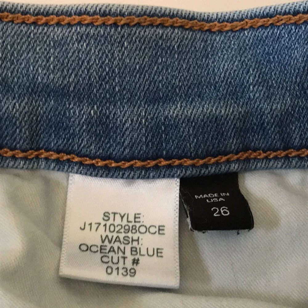 💙 Veronica Beard Carolyn 10” Baby Boot Pink Stripe Jeans - Picture 6 of 14